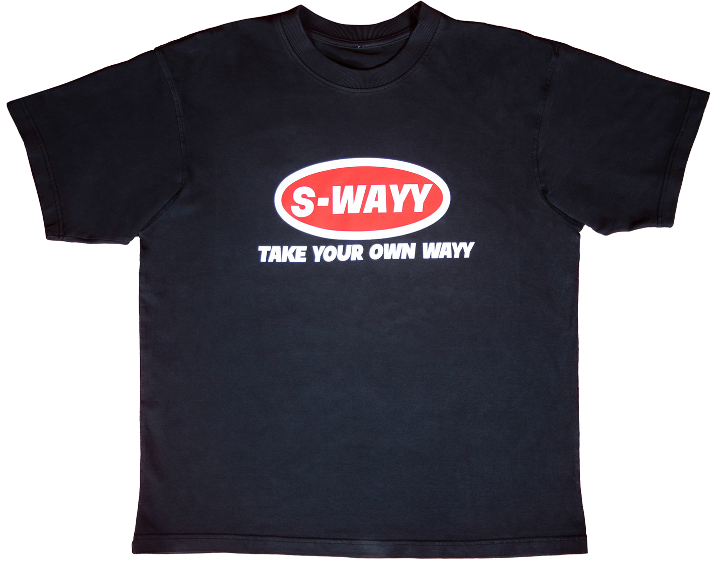 BLACK "S-WAYY" T-SHIRT