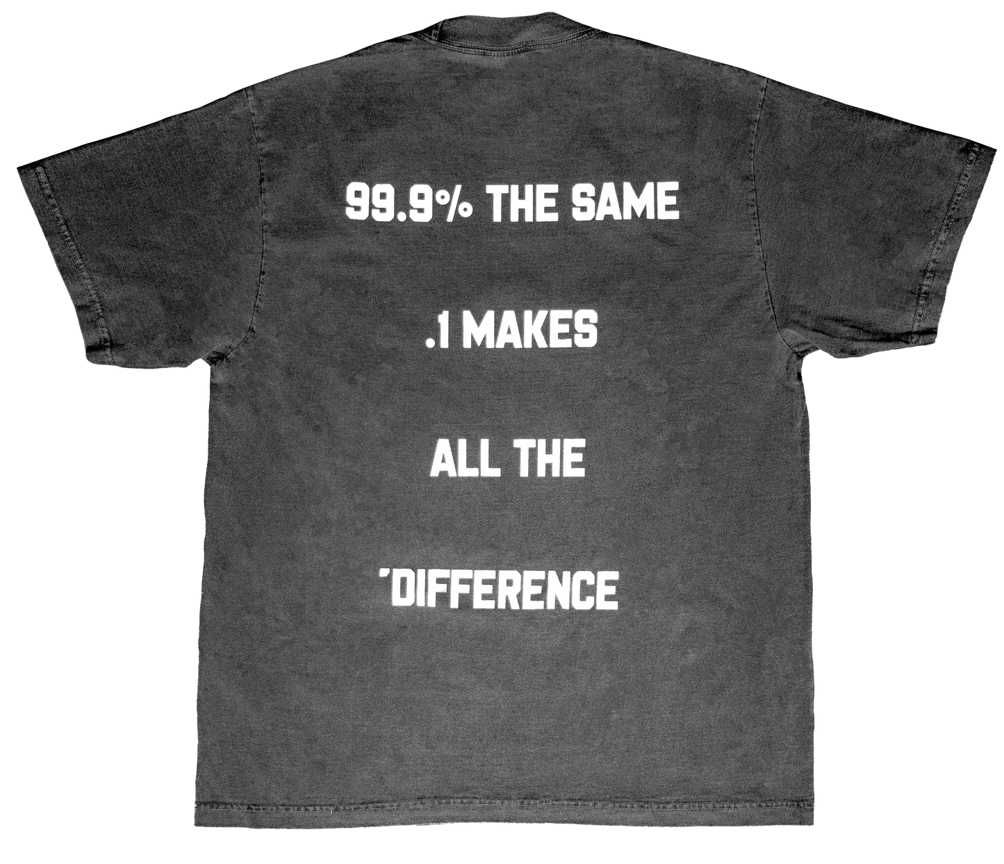 GREY "DIFFERENCE" T-SHIRT