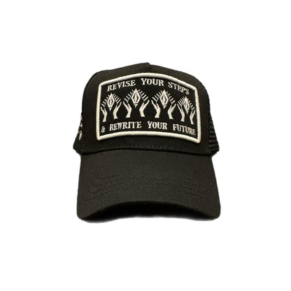 "REVISE YOUR STEPS & REWRITE YOUR FUTURE" TRUCKER HAT