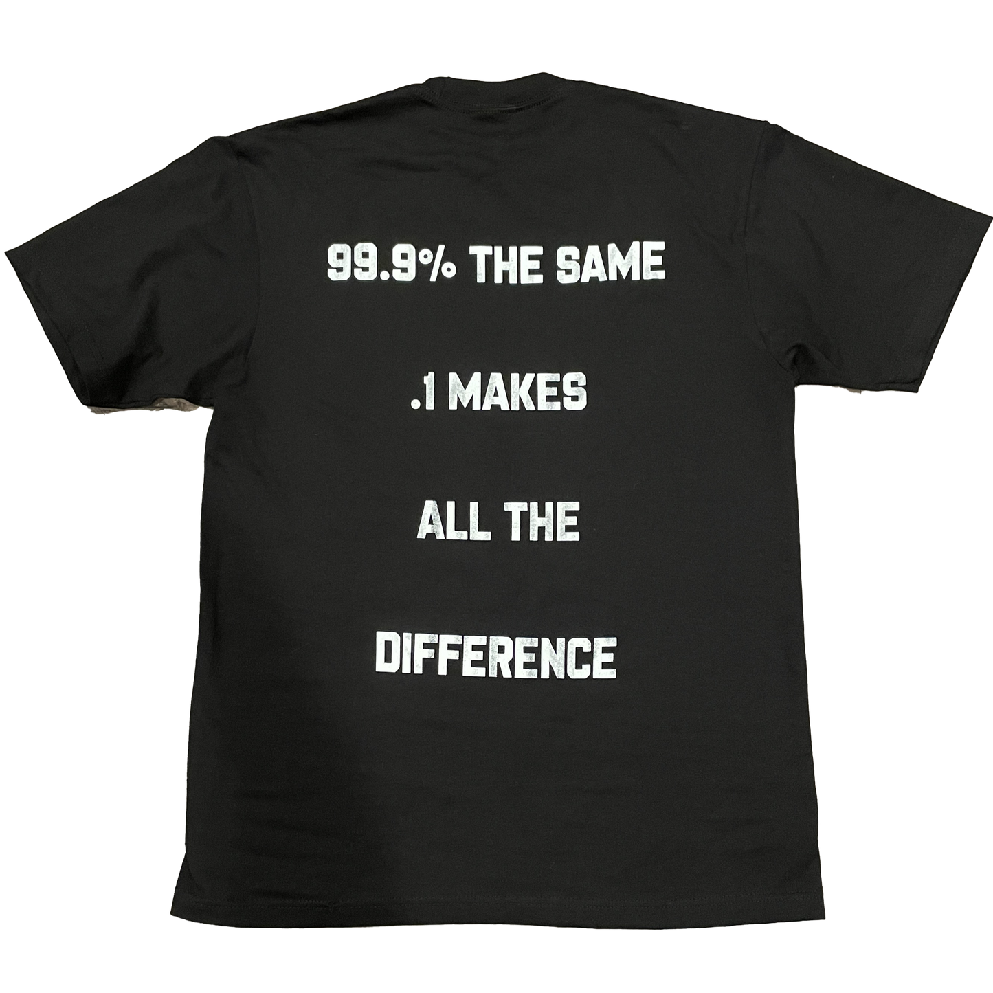 BLACK "DIFFERENCE" T-SHIRT